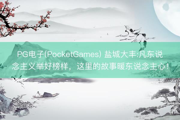 PG电子(PocketGames) 盐城大丰:凡东说念主义举好榜样,这里的故事暖东说念主心!