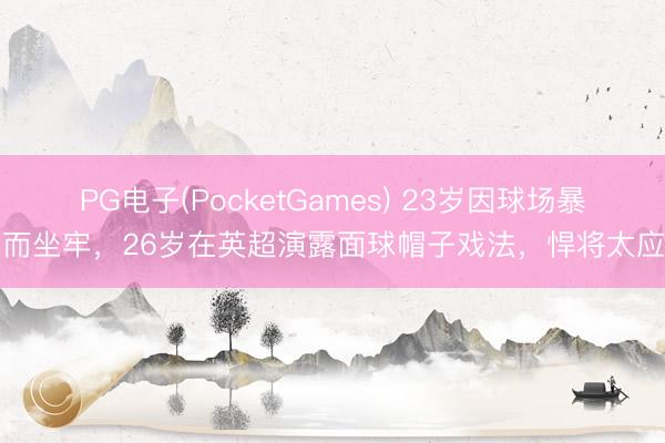 PG电子(PocketGames) 23岁因球场暴力而坐牢，26岁在英超演露面球帽子戏法，悍将太应酬