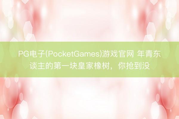 PG电子(PocketGames)游戏官网 年青东谈主的第一块皇家橡树，你抢到没