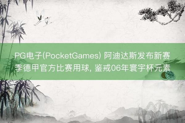 PG电子(PocketGames) 阿迪达斯发布新赛季德甲官方比赛用球， 鉴戒06年寰宇杯元素