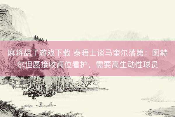 麻将胡了游戏下载 泰晤士谈马奎尔落第：图赫尔但愿接收高位看护，需要高生动性球员